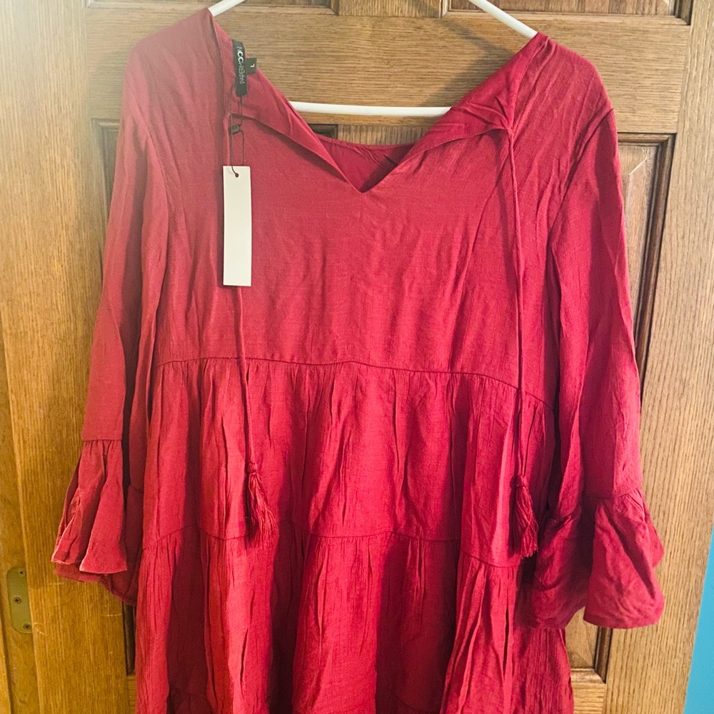 NWT Papermoon Ruffle Dress - Picture 3 of 3